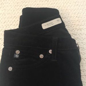 AG black corduroy jeans